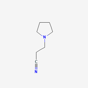 molecular formula C7H12N2 B1330160 1-吡咯烷丙腈 CAS No. 26165-45-7