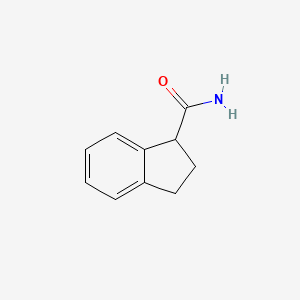 molecular formula C10H11NO B1330164 2,3-二氢-1H-茚满-1-甲酰胺 CAS No. 33695-57-7