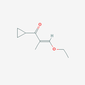 1-Cyclopropyl-3-ethoxy-2-methylprop-2-en-1-one