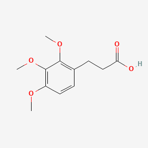 molecular formula C12H16O5 B1330165 3-(2,3,4-Trimethoxyphenyl)propanoic acid CAS No. 33130-04-0