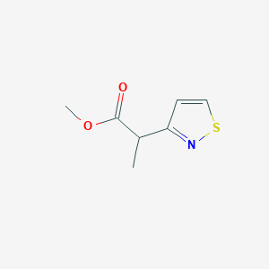 Methyl 2-(1,2-thiazol-3-yl)propanoate