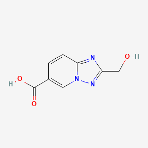 2-(Hydroxymethyl)-[1,2,4]triazolo[1,5-a]pyridine-6-carboxylic acid