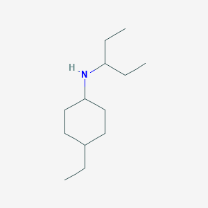 4-Ethyl-N-(pentan-3-YL)cyclohexan-1-amine