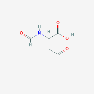 2-Formamido-4-oxopentanoic acid