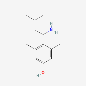 4-(1-Amino-3-methylbutyl)-3,5-dimethylphenol