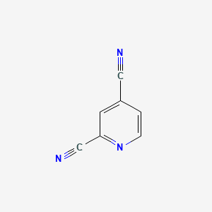 molecular formula C7H3N3 B1330189 吡啶-2,4-二甲腈 CAS No. 29181-50-8