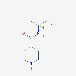 N-(3-methylbutan-2-yl)piperidine-4-carboxamide