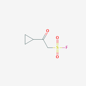 2-Cyclopropyl-2-oxoethane-1-sulfonyl fluoride