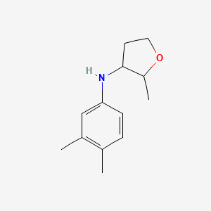 N-(3,4-Dimethylphenyl)-2-methyloxolan-3-amine