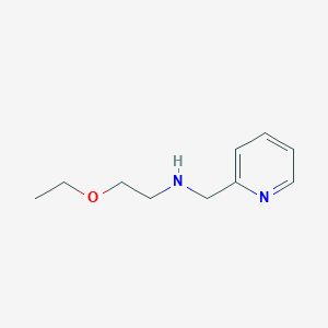 molecular formula C10H16N2O B13302009 (2-Ethoxyethyl)(pyridin-2-ylmethyl)amine 