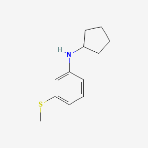 N-cyclopentyl-3-(methylsulfanyl)aniline