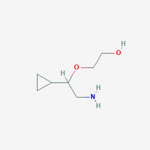 2-(2-Amino-1-cyclopropylethoxy)ethan-1-ol