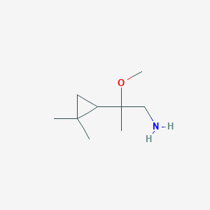 2-(2,2-Dimethylcyclopropyl)-2-methoxypropan-1-amine