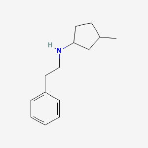 3-methyl-N-(2-phenylethyl)cyclopentan-1-amine