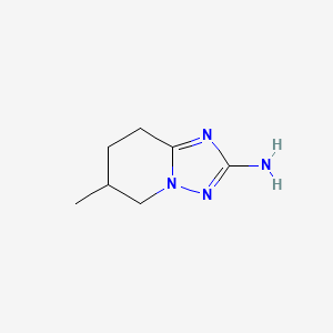 6-Methyl-5H,6H,7H,8H-[1,2,4]triazolo[1,5-a]pyridin-2-amine