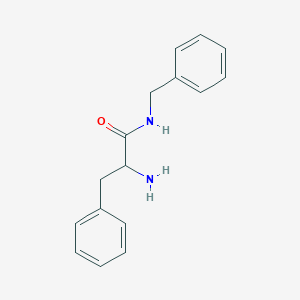 molecular formula C16H18N2O B13302127 2-amino-N-benzyl-3-phenylpropanamide 