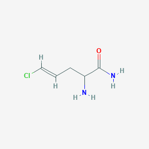 2-Amino-5-chloropent-4-enamide