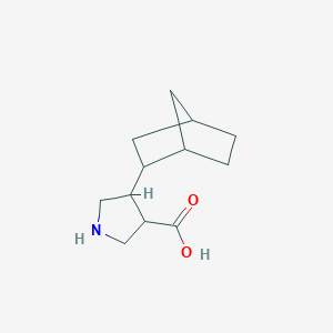 4-{Bicyclo[2.2.1]heptan-2-yl}pyrrolidine-3-carboxylic acid