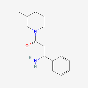 3-Amino-1-(3-methylpiperidin-1-yl)-3-phenylpropan-1-one