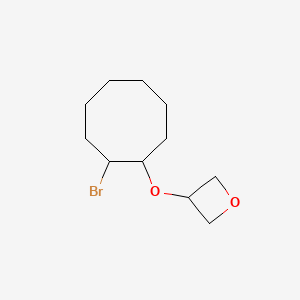 3-[(2-Bromocyclooctyl)oxy]oxetane