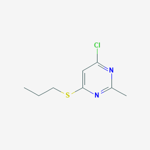 4-Chloro-2-methyl-6-(propylsulfanyl)pyrimidine