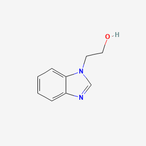 molecular formula C9H10N2O B1330224 1-(2-羟乙基)苯并咪唑 CAS No. 6340-03-0