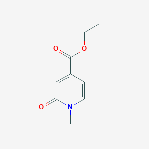 molecular formula C9H11NO3 B1330226 1-甲基-2-氧代-1,2-二氢吡啶-4-羧酸乙酯 CAS No. 98996-29-3