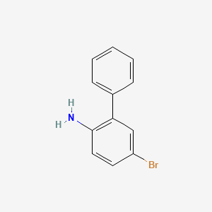 molecular formula C12H10BrN B1330229 4-溴-2-苯基苯胺 CAS No. 5455-13-0