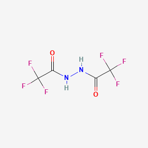 molecular formula C4H2F6N2O2 B1330230 2,2,2-三氟-N'-(三氟乙酰)乙酰肼 CAS No. 667-35-6