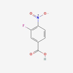 molecular formula C7H4FNO4 B1330236 3-氟-4-硝基苯甲酸 CAS No. 403-21-4