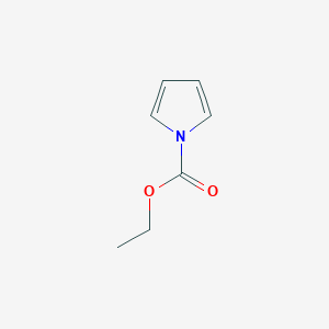 molecular formula C7H9NO2 B1330239 Ethyl-Pyrrol-1-carboxylat CAS No. 4277-64-9