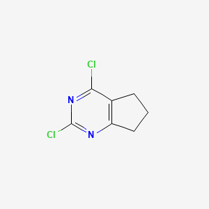 molecular formula C7H6Cl2N2 B1330240 2,4-二氯-6,7-二氢-5H-环戊[d]嘧啶 CAS No. 5466-43-3