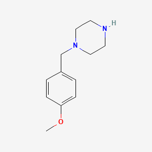 molecular formula C12H18N2O B1330243 1-(4-甲氧基苄基)哌嗪 CAS No. 21867-69-6