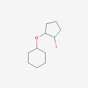 [(2-Iodocyclopentyl)oxy]cyclohexane