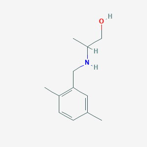 2-{[(2,5-Dimethylphenyl)methyl]amino}propan-1-ol