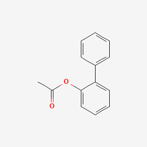 molecular formula C14H12O2 B1330250 2-Acetoxybiphenyl CAS No. 3271-80-5