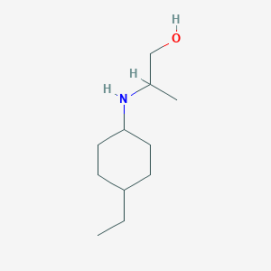 2-[(4-Ethylcyclohexyl)amino]propan-1-ol