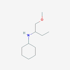 N-(1-methoxybutan-2-yl)cyclohexanamine