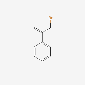 molecular formula C9H9B B1330259 (3-溴丙-1-烯-2-基)苯 CAS No. 3360-54-1