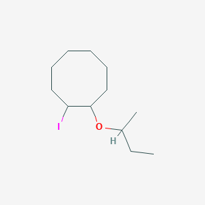 1-(Butan-2-yloxy)-2-iodocyclooctane