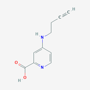 4-(But-3-yn-1-ylamino)picolinic acid