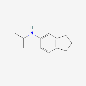 N-(propan-2-yl)-2,3-dihydro-1H-inden-5-amine