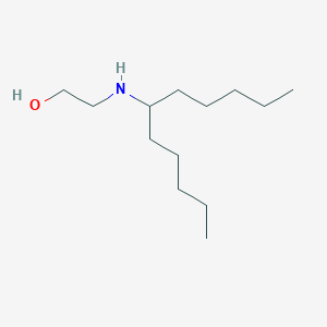 molecular formula C13H29NO B13302656 2-[(Undecan-6-yl)amino]ethan-1-ol 