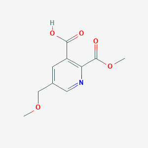 2-(Methoxycarbonyl)-5-(methoxymethyl)pyridine-3-carboxylic acid