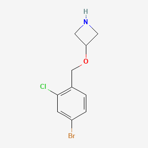 3-[(4-Bromo-2-chlorophenyl)methoxy]azetidine