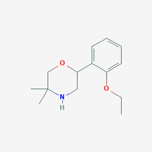 2-(2-Ethoxyphenyl)-5,5-dimethylmorpholine