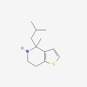 4-Methyl-4-(2-methylpropyl)-4H,5H,6H,7H-thieno[3,2-c]pyridine