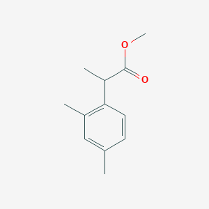 molecular formula C12H16O2 B13302805 Methyl 2-(2,4-dimethylphenyl)propanoate 