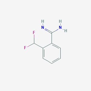 2-(Difluoromethyl)benzene-1-carboximidamide