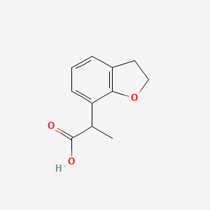 2-(2,3-Dihydro-1-benzofuran-7-yl)propanoic acid